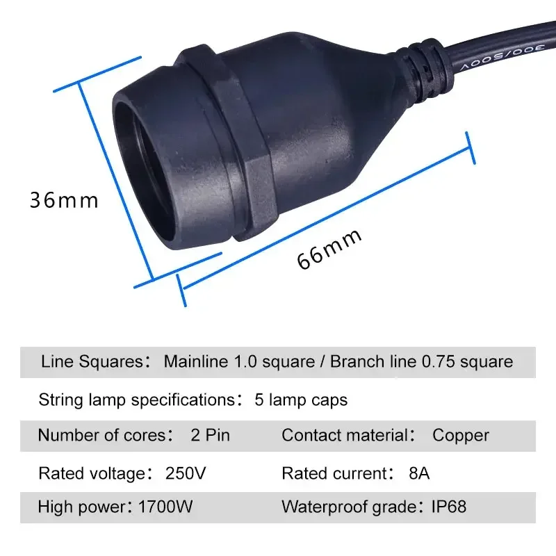 Outdoor E27 Gewinde Scheinwerf – Outdoor Power Strip Weatherproof Bewertung und Preis