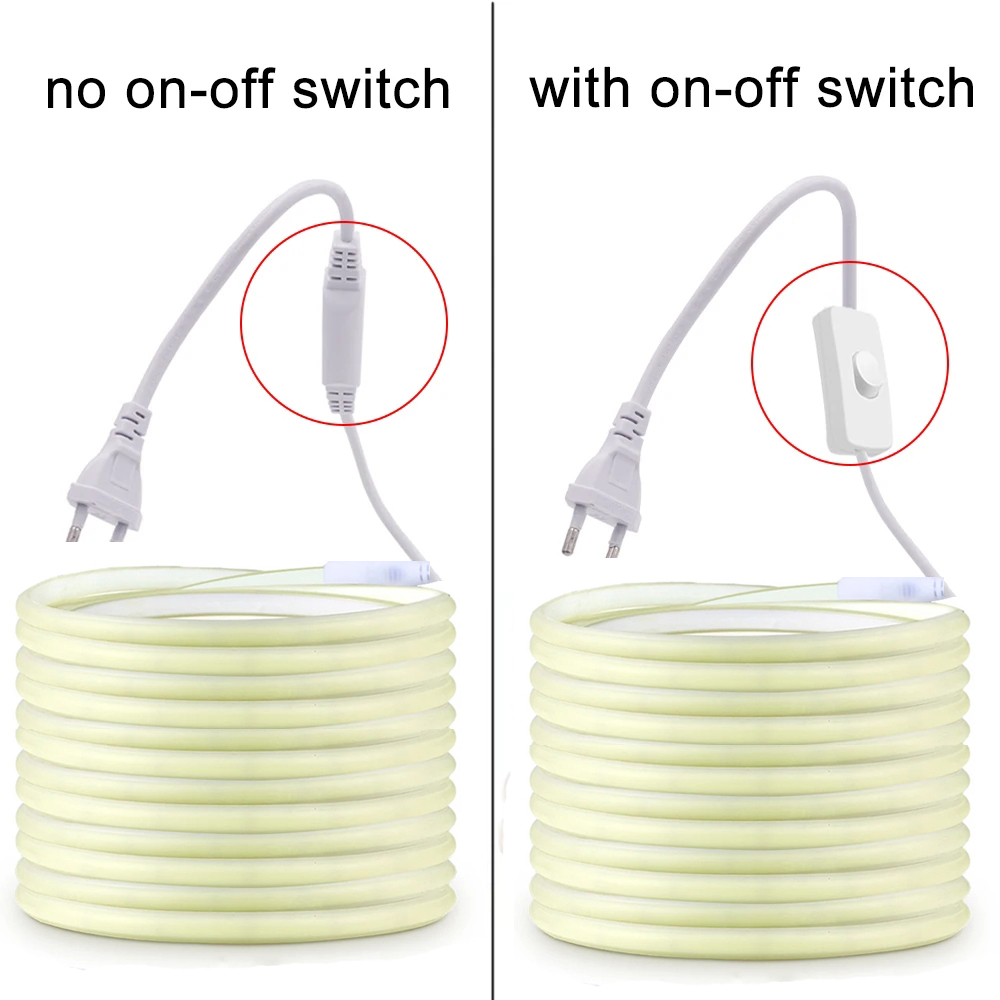 220 V LED-Streifen mit EIN/AUS – Outdoor Power Strip Weatherproof Bewertung und Preis